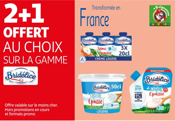 Promotie: Bridélice Crème Légère