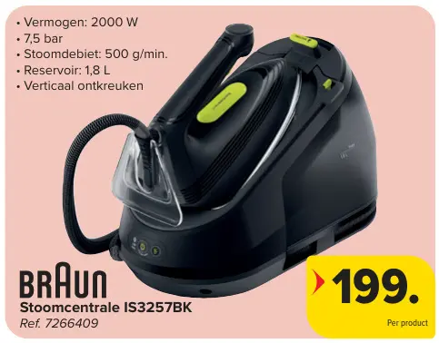 Promotie: Stoomcentrale IS3257BK