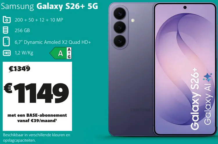 Promotie: Galaxy S26+ 5G