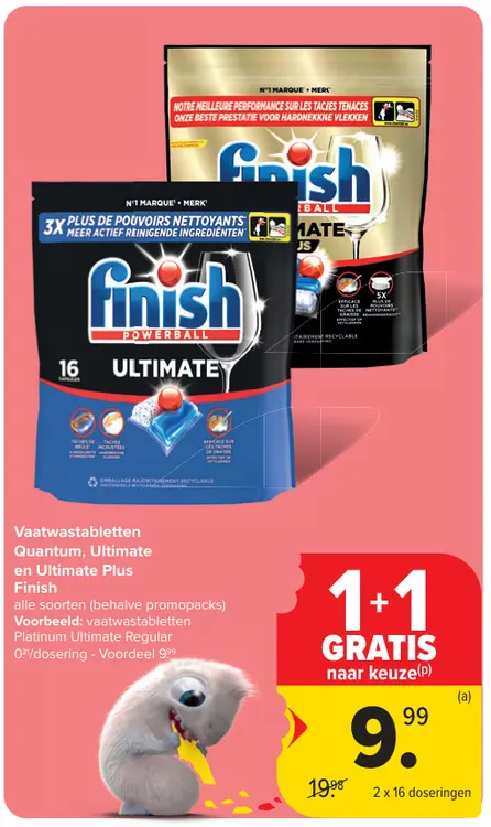 Promotie: Vaatwastabletten Quantum, Ultimate en Ultimate Plus