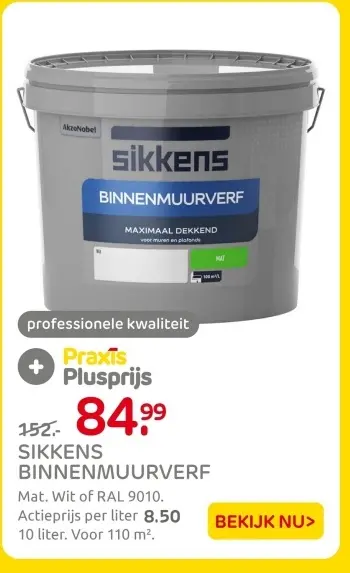 Aanbieding: Sikkens binnenmuurverf