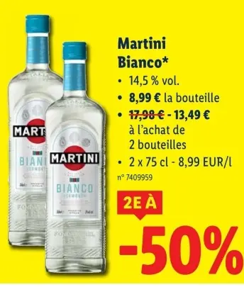 Offre: Martini Bianco
