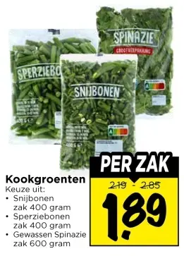 Aanbieding: Kookgroenten