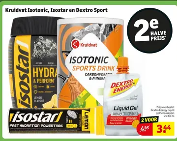 Aanbieding: Kruidvat Isotonic, Isostar en Dextro Sport