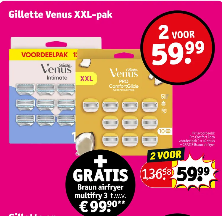 Aanbieding: Gillette Venus XXL-pak