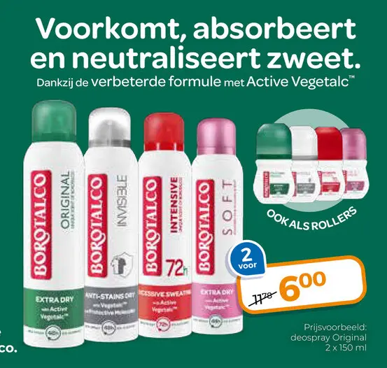 Aanbieding: deospray Original