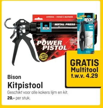 Aanbieding: Bison Kitpistool