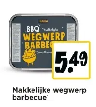 Aanbieding: Makkelyke wegwerp barbecue