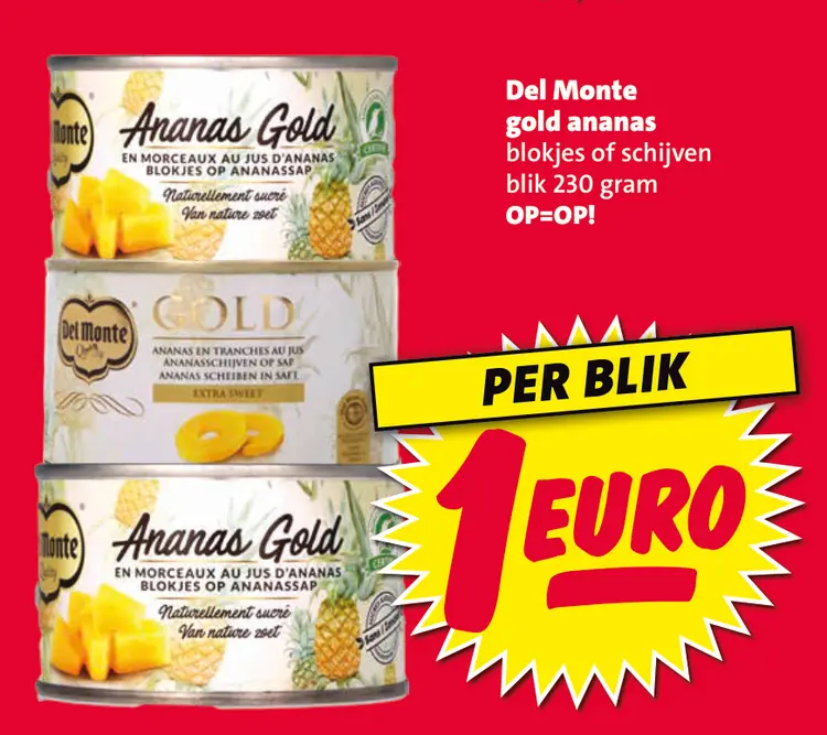 Aanbieding: Gold ananas