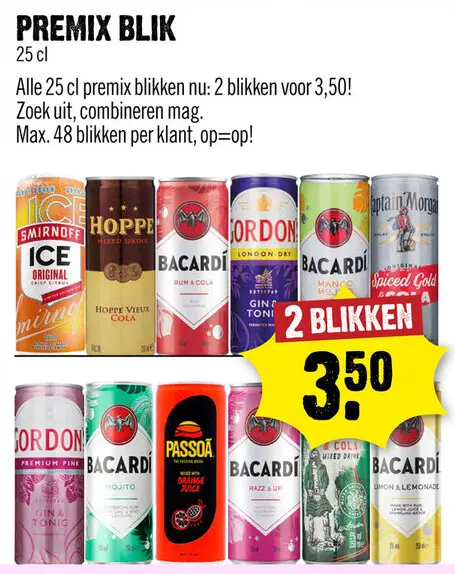 Aanbieding: Premix blik
