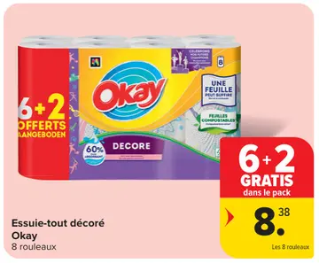 Offre: Essuie-tout décoré