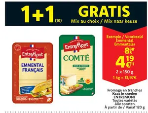 Offre: Fromage en tranches / Kaas in sneden