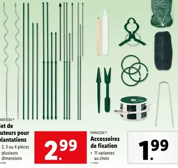 Offre: Set de tuteurs pour plantations