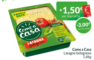 Offre: Lasagne bolognese