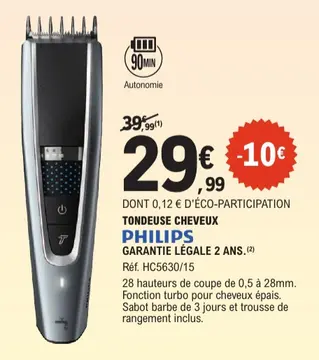 Offre: TONDEUSE CHEVEUX
