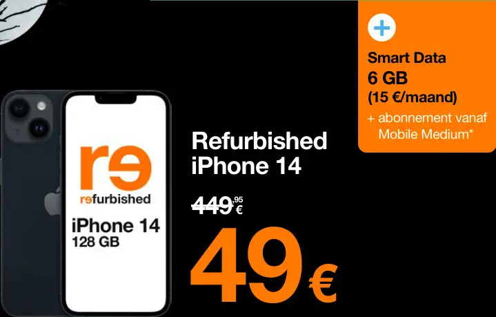 Promotie: Refurbished iPhone 14