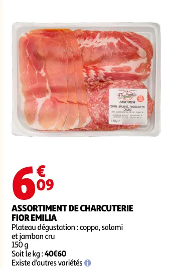 Offre: Assortiment de charcuterie
