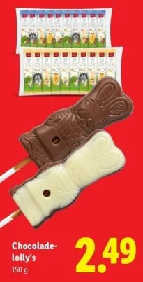 Aanbieding: Chocoladelolly's