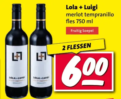 Aanbieding: merlot tempranillo