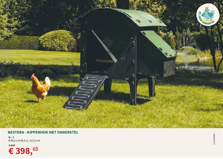 Promotie: Kippenhok met onderstel
