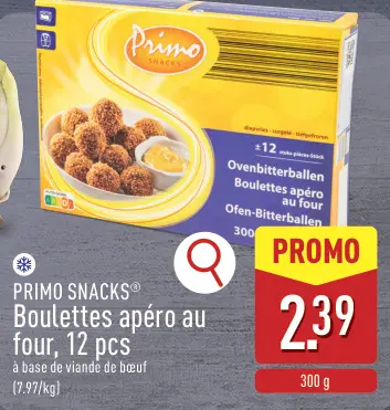 Offre: Boulettes apéro au four