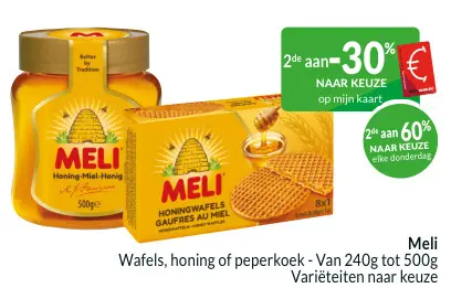 Promotie: Wafels, honing of peperkoek