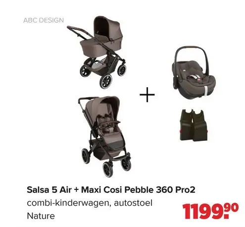 Aanbieding: Salsa 5 Air + Maxi Cosi Pebble 360 Pro2