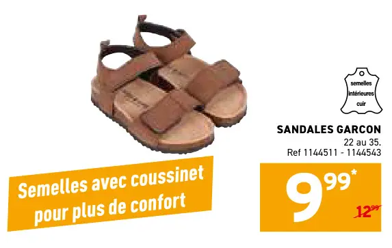 Offre: Sandales garcon