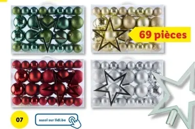 Offre: Set de boules de Noël