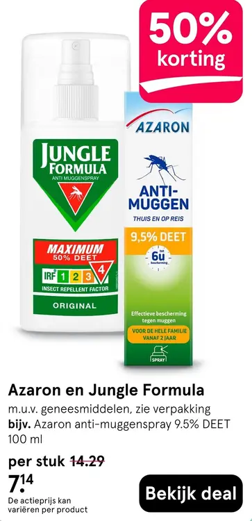 Aanbieding: Azaron en Jungle Formula