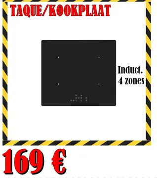 Aanbieding: TAQUE/KOOKPLAAT