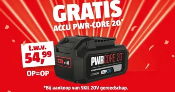 Aanbieding: Accu pwr-core 20