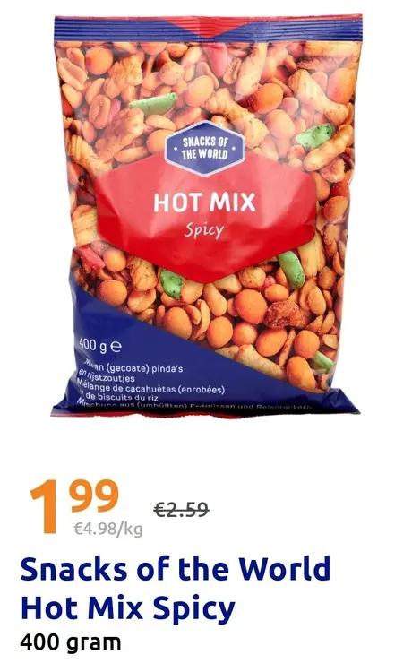 Promotie: Snacks of the World Hot Mix Spicy