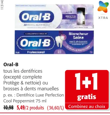 Offre: Dentifrice Luxe Perfection Cool Peppermint