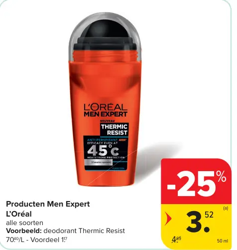 Promotie: Producten Men Expert