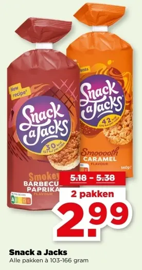Aanbieding: Snack a Jacks