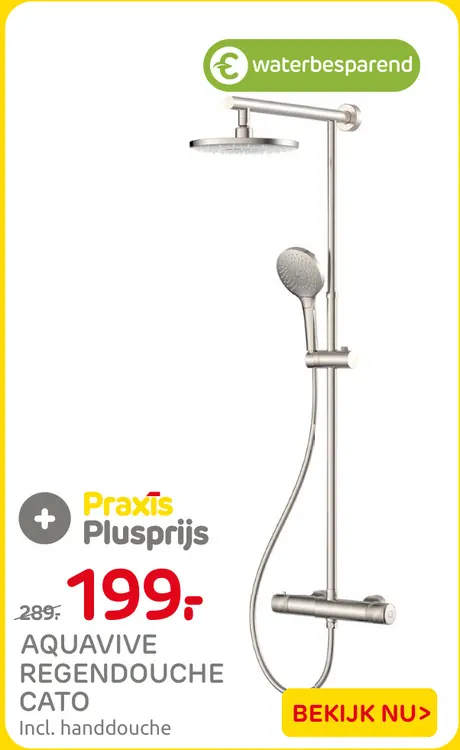 Aanbieding: Aquavive regendouche cato