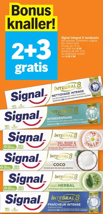 Promotie: Integral 8 tandpasta