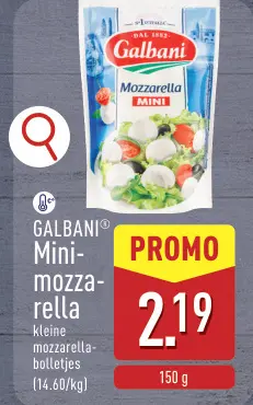 Promotie: Mini-mozzarella