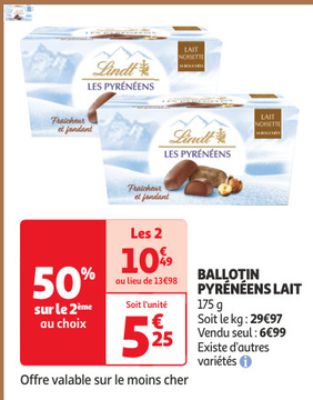 Aanbieding: BALLOTIN PYRÉNÉENS LAIT