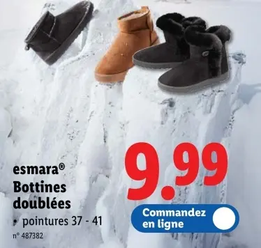 Offre: Bottines doublées