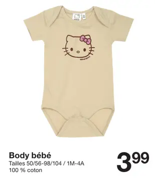 Offre: Body bébé