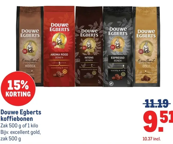 Aanbieding: Douwe Egberts koffiebonen