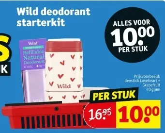Promotie: Wild deodorant starterkit