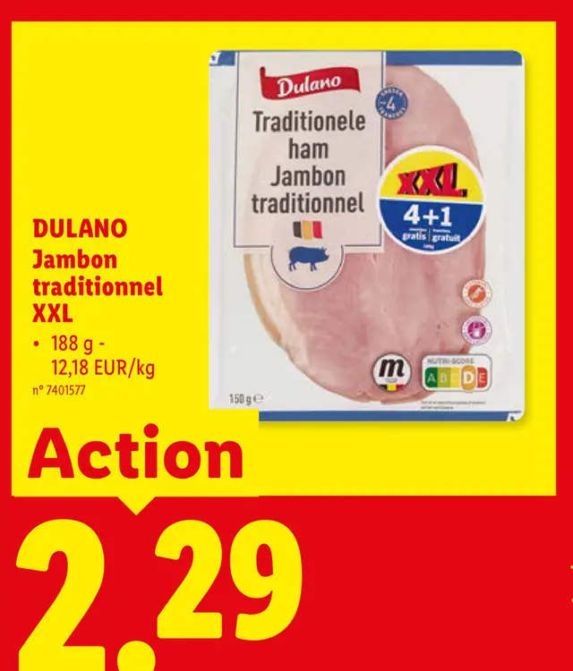 Offre: Jambon traditionnel XXL