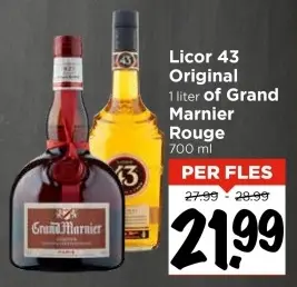 Aanbieding: Licor 43 Original Grand Marnier Rouge