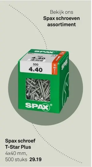 Aanbieding: Spax schroef T-Star Plus