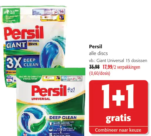 Promotie: Persil alle discs