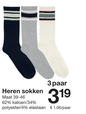 Promotie: Heren sokken