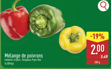 Offre: Mélange de poivrons